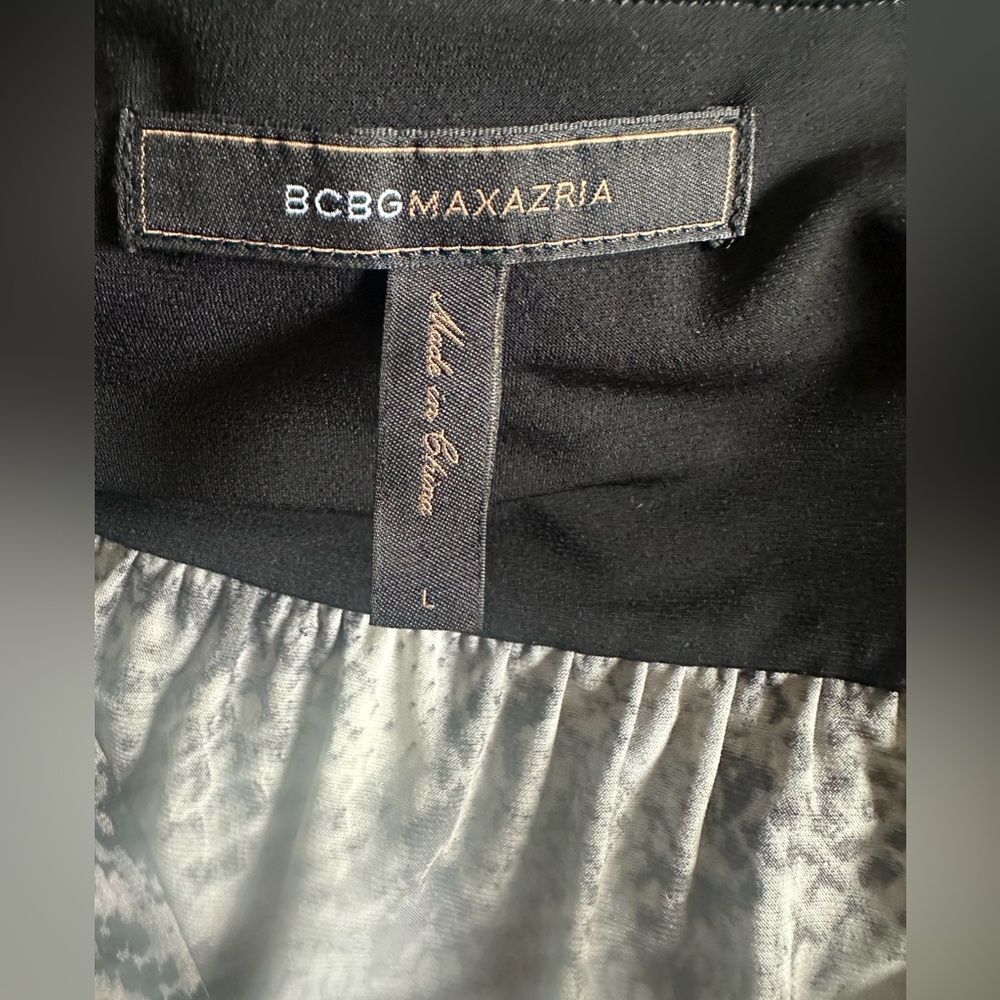 BCBGmaxazria Dress Snake Reptile Print size Large - Picture 5 of 8